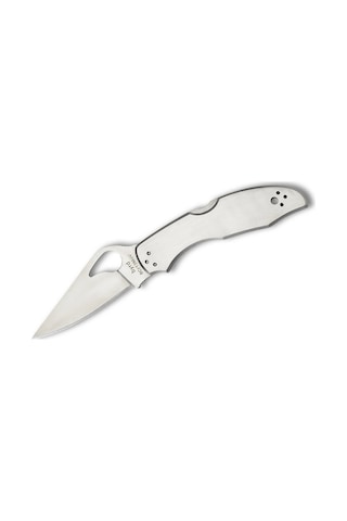 Spyderco Byrd Meadowlark 2 Stainless Plainedge Kamp Çakı Gümüş