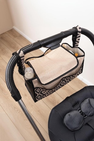 Bebek Arabası Çantası Düzenleyici, Organizer El Çantası, 37x12x19 Cm Bej