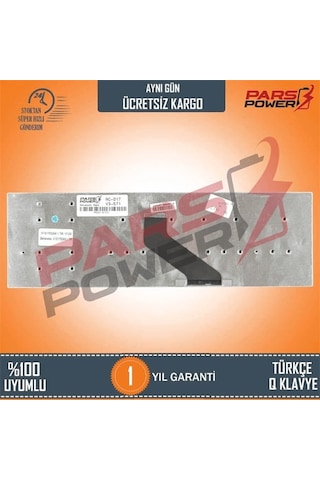 Acer Uyumlu Aspire E1-570G-33214G50Mnkk Notebook Klavye (Siyah TR) ( Pars power ) Siyah 280653