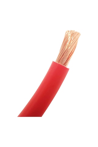 Akü-akü Kablo 25'lik Bakır 30 CM Kırmızı