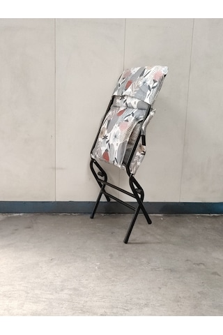 Yapa-Yavuzpaşalar Katlanan Şezlong Sandalye -- Siyah Iskeletli, Polyester Kumaş (539725926) Siyah