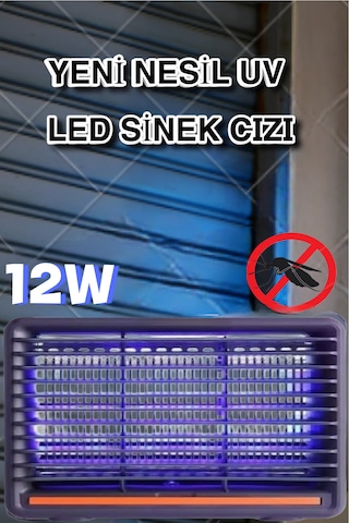 Uv Işıklı Elektrikli Sivrisinek Öldürücü Sineksavar Sinek Cız Mak