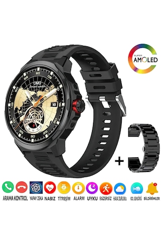 TT Castu-SK50 1.93" Amoled Akıllı Saat (İthalatçı Garantili)