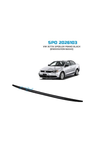 Vw Jetta Bagaj Üstü Spoiler Sunplex Piano Black Bagaj Çıtası 2011