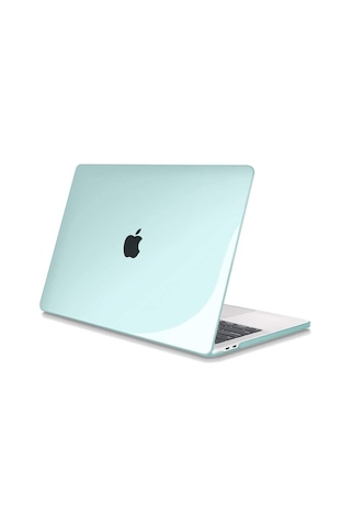 13" Macbook Uyumlu Air M2 A2681 Kristal Yeşil Kılıf Koruyucu Kapak Cmma-136gr