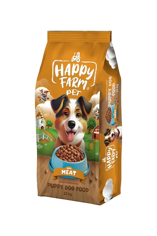 Happy Farm Yavru Köpek Maması Puppy Kuzu Etli 15 Kg