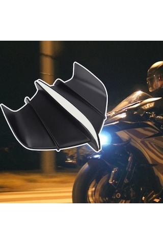 Novahub Rüzgarlık Kanadı Evrensel Motosiklet Aksesuarı - Abs Malzemeli Spoiler & Kanat Seti 56794182