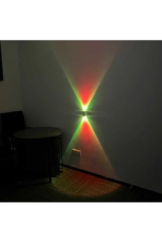 Fastbuy 4 Adet Hareket Sensörlü Akıllı Şarj Edilebilir Rgb Gradyan Duvar Işığı, İç Mekan Aydınlatması