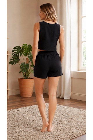 Suısy Raven Crop Şortlu Pijama Takımı Çok Renkli