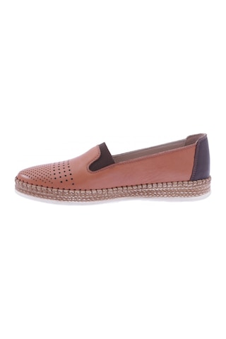 Dgn P37-22y Kadın Lazerli Soft Anatomıc Footwear Deri Ayakkabı P37-1512-R1755 Taba