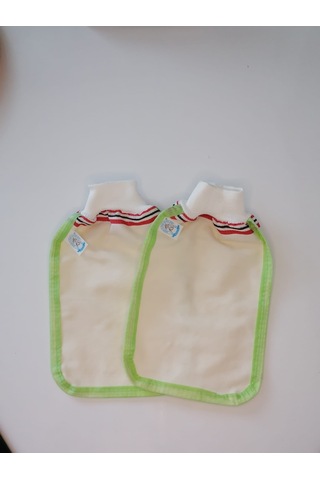 Eker-yeşil Biyeli Hızlıgiy Kese Seti-2 Adet Kese-lastikli Kese