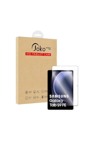 Joko Samsung Uyumlu Galaxy X610 Tab S9 Fe Plus 12.4 Hd Tablet Cam Ekran Koruyucu Gldısptm - 45 - Şeffaf