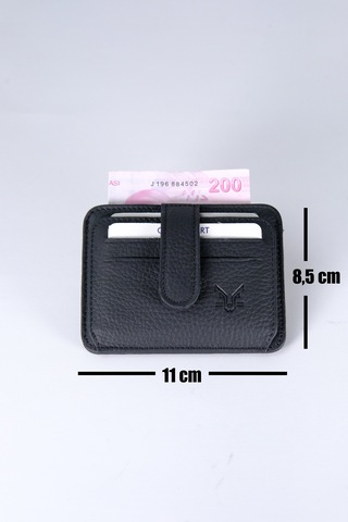 Boleine Unisex Deri Kartlık Ares Bl2003 Siyah