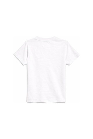 Mixray 2078 Kadın %100 Pamuk Ayıcık Nakışlı Bisiklet Yaka T-shirt Beyaz