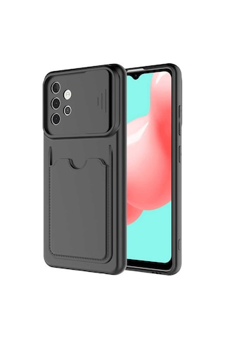Zore Galaxy Uyumlu A32 4g Kılıf Kartix Kapak - Kırmızı Kirmizi