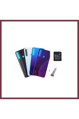 Storeşahin Redmi Note 8 Uyumlu Arka Batarya Kapağı ,batarya V Shn0720 Çok Renkli 26895364