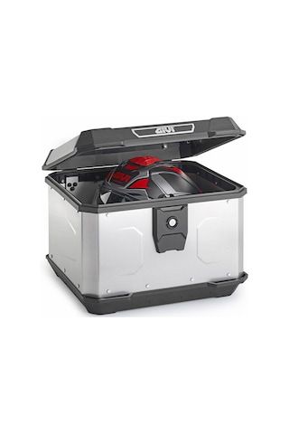 Givi Alp44a Alpina Alüminyum Arka Monolock Çanta Gri Gri
