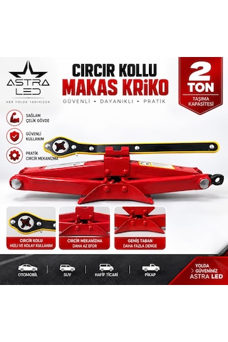 ASTRA LED Makas Kriko, 2 Ton, Cırcır Kollu, Akordiyon Tipi CE Belgeli ISO9001 Sertifikalı TUVTÜRK UYUMLU ASTRA LED Makas Kriko, 2 Ton, Cırcır Kollu, Akordiyon Tipi CE Belgeli ISO9001 Sertifikalı TUVTÜRK UYUMLU