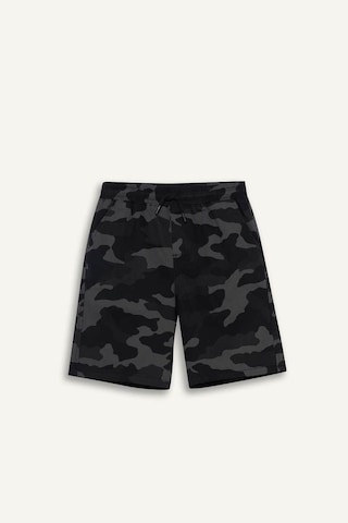 Defacto Erkek Çocuk Kamuflaj Desenli Gabardin Şort F1179a825hsgr164 Gri