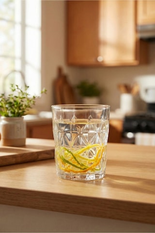 Lav Keops Cam Meşrubat Bardağı 6'lı 345 ml (Su/Kokteyl Bardağı )