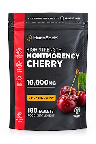 Horbäach Montmorency Cherry 10.000 Mg 180 Vegan Tablet