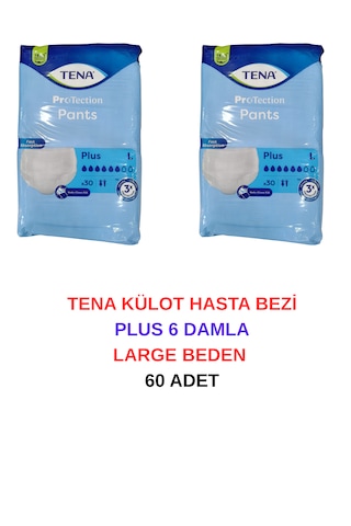 Tena Külot Hasta Bezi Plus 6 Damla Large Beden L Tena Külot Hasta Bezi Plus 6 Damla Large Beden L