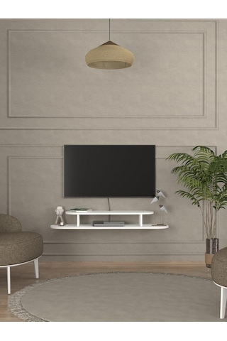 Koza Tv Sehpası Beyaz 120 Cm Diğer