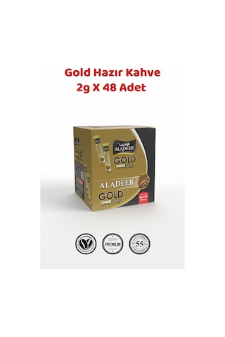 Aladeeb Gold Hazır Kahve 48 x 2 G