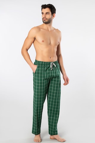 Cacharel Erkek Dokuma Pijama Tek Alt 2240/yeşil 4 Çok Renkli