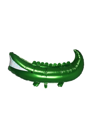 Meri Meri - Crocodile Foil Balloon - Timsah Folyo Balon Çok Renkli
