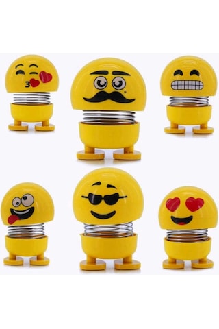 Zıp Zıp Kafalar Sevimli Kafa Sallayan Emojiler Çılgın Kafalar