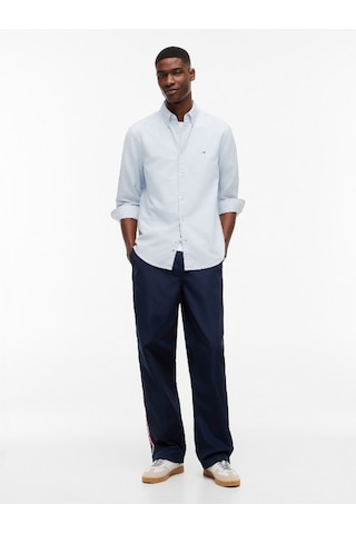 Tommy Hilfiger Tjm Reg Oxford Shırt Ext Erkek Mavi Gömlek - Dm0dm21298