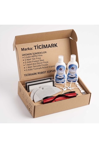 Ticimark Model Roborock S5 Max İle Uyumlu Yedek Parça Seti Filtr Ticimark Model Roborock S5 Max İle Uyumlu Yedek Parça Seti Filtr