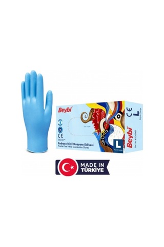 Hemengo Pudrasız Nitril Muayene Eldiveni - Large Büyük Boy Hmngobzs