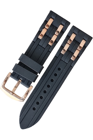 Guess Guw0366g3 Modeli Siyah Silikon Saat Kordonu