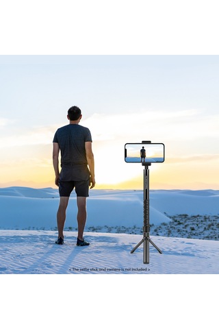 Reedark Alüminyum+plastik Dönüştürülebilir Kollü Masaüstü Tripod - 360 Döner, Manyetik Kapaklı, Hafif Ve Dayanıklı Fotoğraf Çekim Aracı