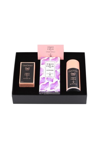 Aqua Di Polo 1987 Omodeo Kadın Parfüm EDP 50 ML + Sprey Deodorant 150 ML + Lavender Kolonya 200 ML