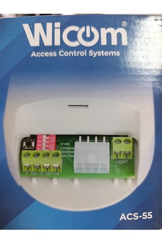 Wicom Kepenk Alıcı Kart Set 2 Kumanda Soketli Dıştan Motorlar Ve Zincirli Motorlar