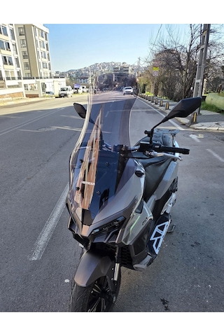 Motocam Mondial Ressivo 250 Ön Cam 2023-2026 Model 75cm Füme Renkli 4mm Uzun