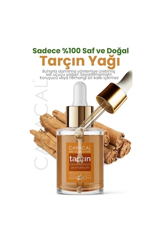 Caracal Doğal Tarçın Yağı Saf Tarçın Uçucu Yağı 30 Ml