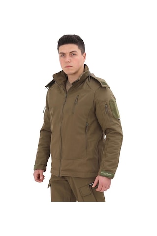 Terrien Özel Seri Avcılık Kıyafeti Günlük Giyim Mevsimlik Giysi Single Sword Softshell Kışlık Erkek Mont Çok Renkli