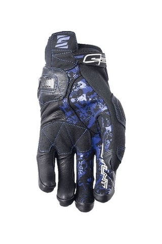 Five Gloves Stunt Evo İcon Blue- Motosiklet Eldiveni