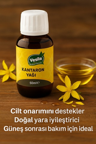 Vesile Saf Sarı Kantaron Yağı 50 ML