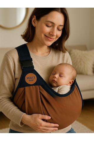 Molls Baby Pratik Kanguru Sling - Kahverengi