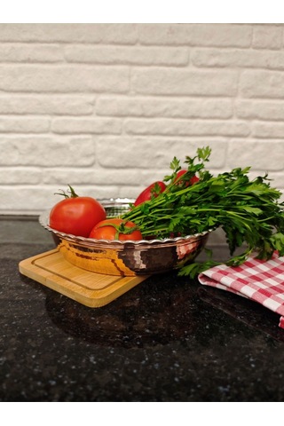 Modabakir Bakır Salata Kase, Bakır Paşa Sahani 20 Cm