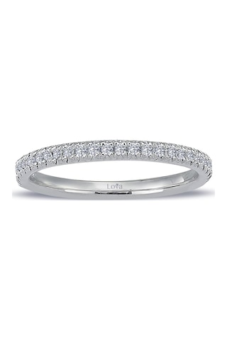 Lova 0,25 Karat Pırlanta Yarımtur Yüzük - 1010206