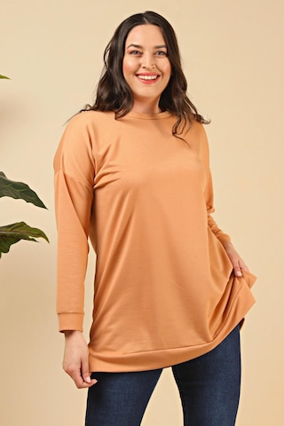 Ferace Kadın Oversize İki İplik Tesettür Tunik 001