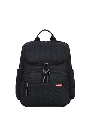 Wangxi Siyah Anneler İcin Buyuk Kapasiteli Temel Gereksinimleri Tasima Ve Seyahat Puset Kullanimi İcin Sirt Cantasi Siyah