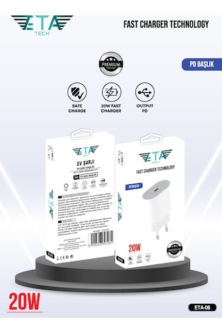 Apple İphone Adaptör Apple İphone Hızlı Şarj Aleti 20w 14 Ve 14 Pro Max Apple Uyumlu Adaptör