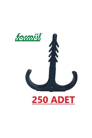 Kılçık Kelepçe Mobil Boru Sabitleme Kelepçesi Yere Tespit 250 Adet